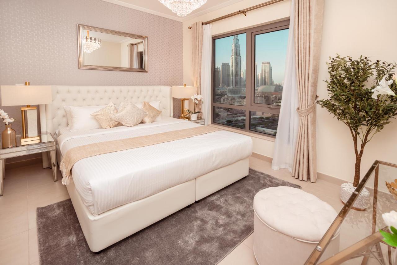 Elite Royal Apartment - Panoramic Full Burj Khalifa, Fountain & Skyline View - Baron Dubai Eksteriør billede