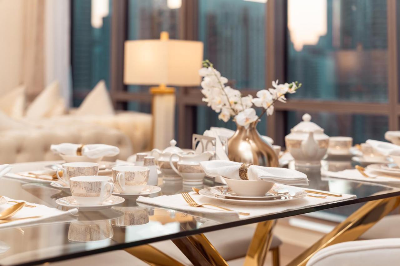 Elite Royal Apartment - Panoramic Full Burj Khalifa, Fountain & Skyline View - Baron Dubai Eksteriør billede